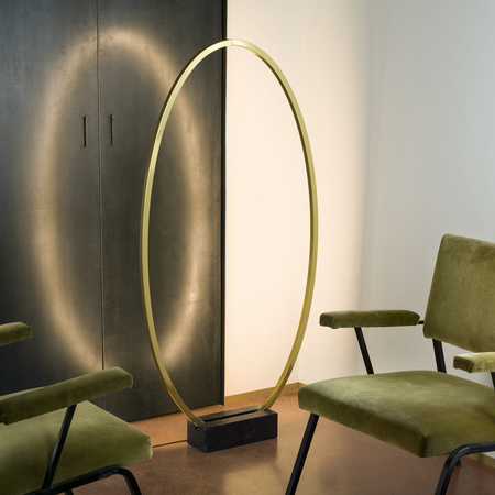 Nemo Ellisse Standing Lamp Gold