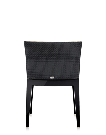 Mademoiselle Kravitz Black Raffia Fabric Woven Fabric Chair