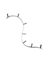 Bookworm 7 Półki Na Książki 3,2 m Czarny