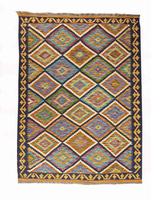 Dywan Wełniany Kelim Afghan 133045 123x191