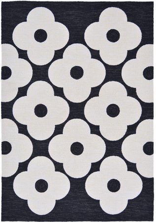 Dywan Orla Kiely Spot Flower Black 460805