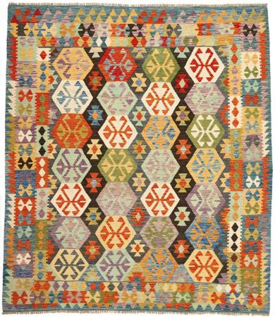 Dywan kilimowy  Afghan Kelim 1430844 210x241cm